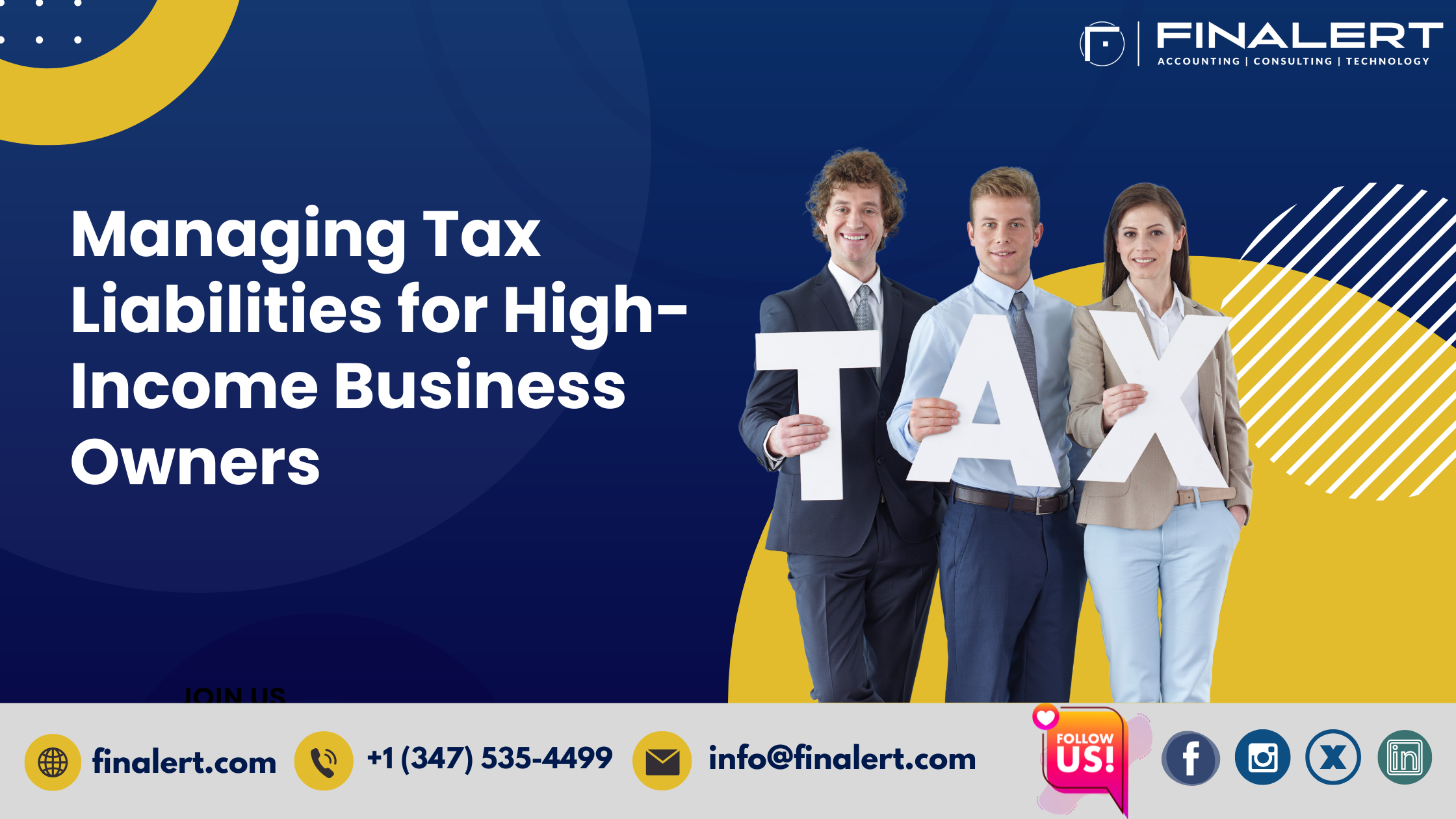 Managing Tax Liabilities for High-Income Business Owners