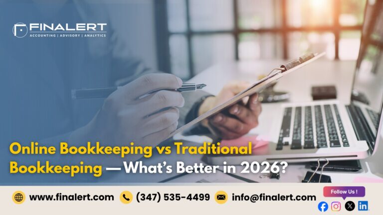 Online Bookkeeping vs Traditional Bookkeeping — What’s Better in 2026?