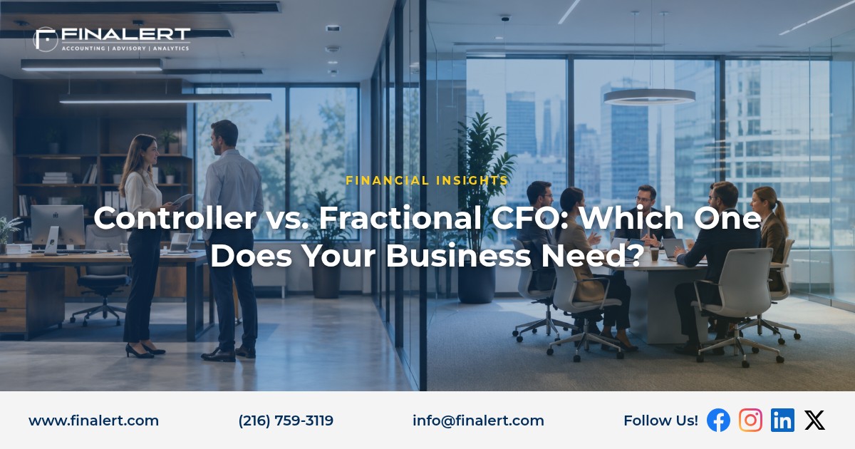 Controller vs. Fractional CFO: Which One Does Your Business Need?